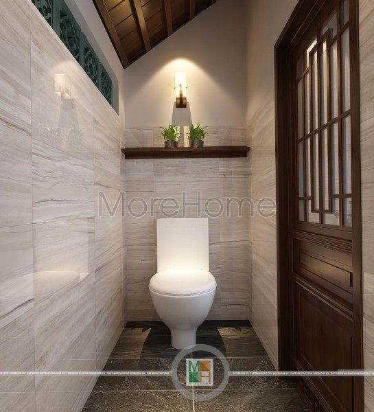 Thiết kế nội thất phòng tắm, nhà vệ sinh biệt thự Ciputra